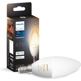   Philips Hue E14 White Ambiance 470лм 40Вт 5.2W, ZigBee, Bluetooth, Apple HomeKit (929002294403)