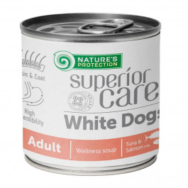   Nature's Protection Superior Care White Dogs All Breeds Adult Salmon and Tuna 140 мл (KIKNPSC63360)