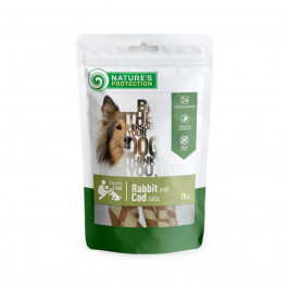   Nature's Protection snack for dogs rabbit and cod rolls 75 г (SNK46095) (4771317460950)