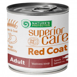   Nature's Protection Superior Care Red Coat All Breeds Adult Salmon and Tuna 140 мл (KIKNPSC63361)