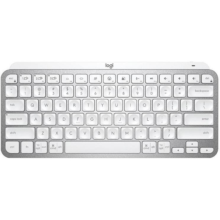 Logitech MX Keys Mini Illuminated TKL Wireless Bluetooth Scissor Keyboard Pale Gray (920-010473) - зображення 1