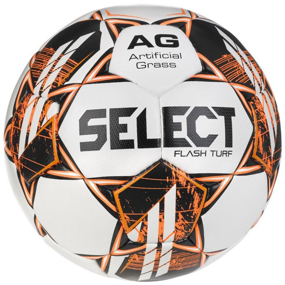 SELECT Flash Turf v23 size 5 White/Orange (057407-376) - зображення 1