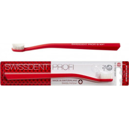   Swissdent Зубна щітка  Profi Whitening світло-червона (19.515) (7640126195155)