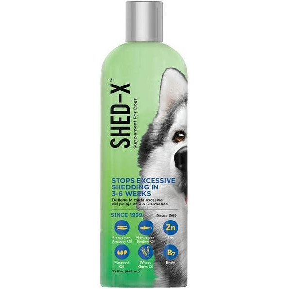 SynergyLabs Добавка  Shed-X Dog против линьки для собак 946 мл (736990005175) - зображення 1