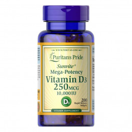   Puritan's Pride Puritan's Pride Vitamin D3 10000 IU 200 softgels