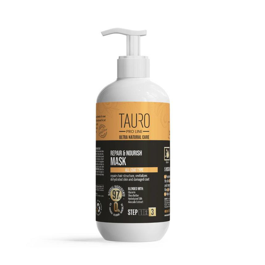 Tauro Pro Line Маска відновлення та живлення для шкіри та шерсті собак і котів  Ultra Natural Care Repair and Nouri - зображення 1