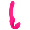 You2Toys Безремневой страпон с вибрацией Vibrating Strapless Strap-On розовый 21,8 см (61325939820000) - зображення 4