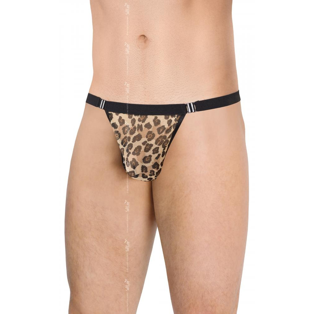 SoftLine Мужские стринги SoftLine Mens Thong 4528 Черные One Size (5591452850-07) - зображення 1