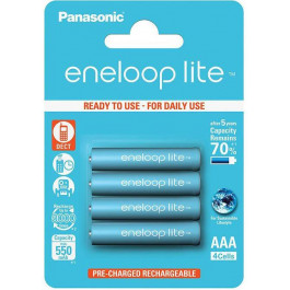   Panasonic AAA 550mAh NiMh 4шт Eneloop Lite (BK-4LCCE/4BE)