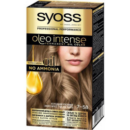   Syoss Oleo Intense 7-58 Краска для волос Холодный русый 115 ml (5201143731867)