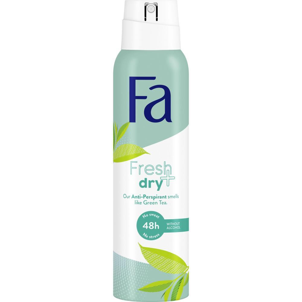 Fa Fresh & Dry 150 ml Антиперспирант-спрей Зеленый Чай (9000100936125) - зображення 1