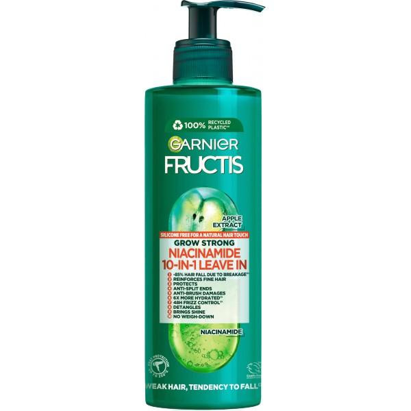 Garnier Комплексний засіб для ослабленого волосся  Fructis Зростання на повну силу 10в1 без змивання 400 мл  - зображення 1