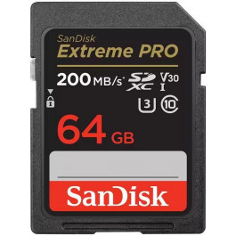   SanDisk 64 GB SDXC UHS-I U3 V30 Extreme PRO (SDSDXXU-064G-GN4IN)