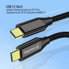 ColorWay USB Type-C to USB 3.2 Gen2 Type-C 100W 1m Black (CW-CBPDCC062-BK) - зображення 7