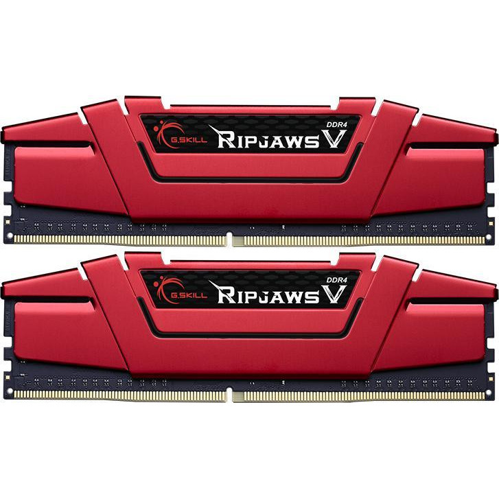 G.Skill 8 GB (2x4GB) DDR4 2400 MHz Ripjaws V Blazing Red (F4-2400C17D-8GVR) - зображення 1