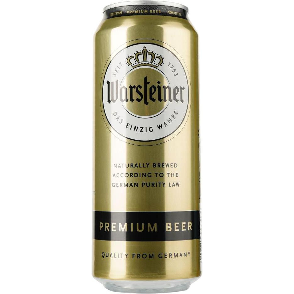 Warsteiner Пиво  Преміум світле, 4,8%, 0,5 л (508486) (4000856094471) - зображення 1