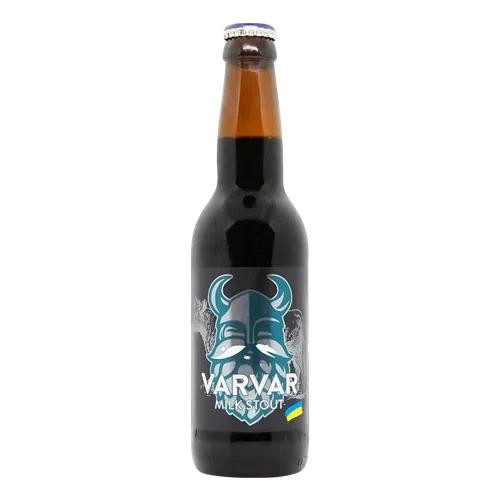 Varvar Milk Stout темне/нефільтроване 0,33 л (4820201010013) - зображення 1