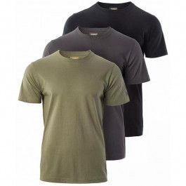   Magnum Футболка  basic t-shirt 3-pack (MAGNUM BASIC SHIRT 3-P-OL/FR/B) S Зелений, сірий, чорний