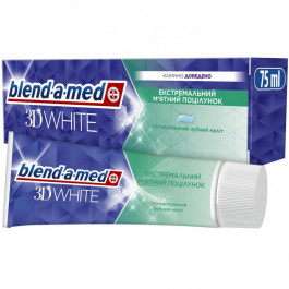   Blend-a-Med Зубна паста  3D White Екстремальний м'ятний поцілунок 75 мл (8006540792162)