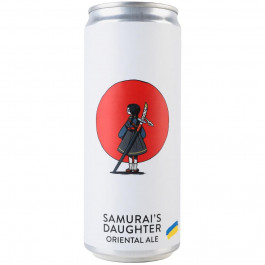   Varvar Пиво  Samurai's Daughter світле нефільтроване з/б, 0,33 л (4820201011553)