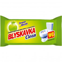   Blyskavka Освіжаючий засіб для унітазу  Clean Зелене яблуко (запасний блок) (4820055140799)