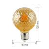 Horoz Electric LED Filament RUSTIC TWIST-4 4W E27 2200К (001-038-0004) - зображення 2