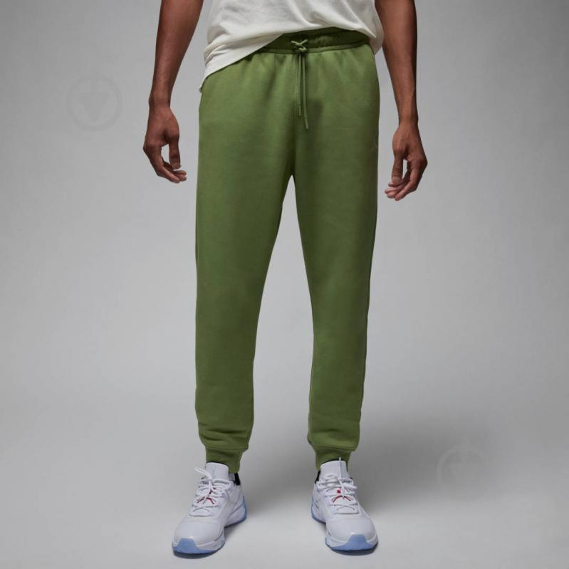 Nike Оливкові чоловічі спортивнi штани  M J ESS FLC PANT FJ7779-340 - зображення 1