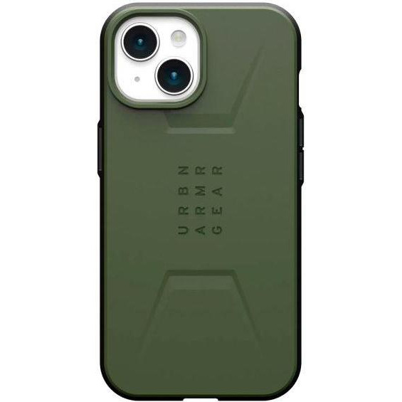 URBAN ARMOR GEAR iPhone 15 Civilian Magsafe, Olive Drab (114287117272) - зображення 1