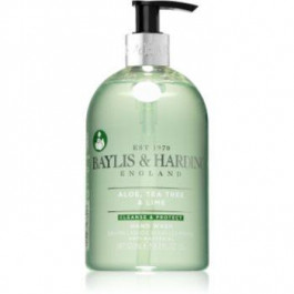   Baylis & Harding Aloe, Tea Tree & Lime рідке мило для рук з антибактеріальними компонентами 500 мл