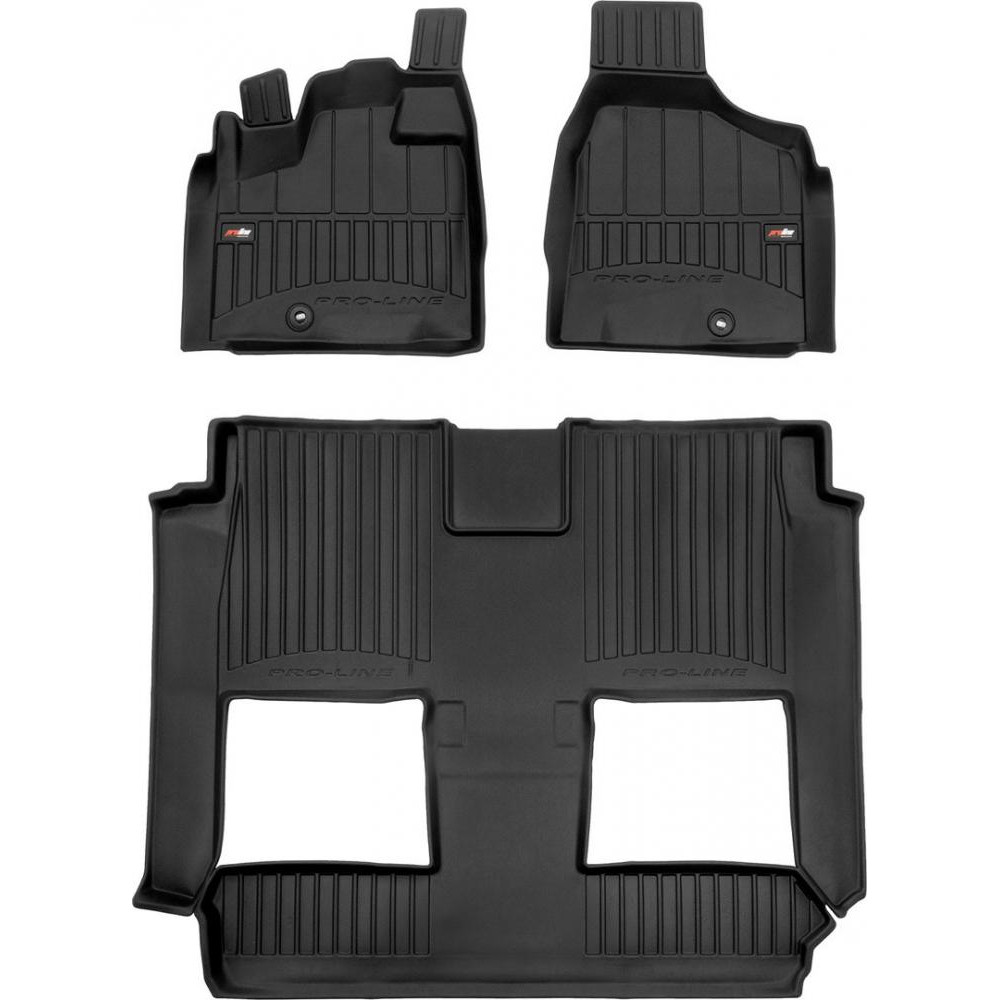 Frogum Килимки в салон Dodge Grand Caravan (mkV) 2007-2020 (2 ряд - 2 місця) (1-2 ряд) Proline 3D Frogum FG - зображення 1