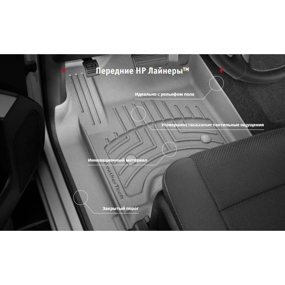 WeatherTech Коврики в салон для Volkswagen Golf 7 2013- (444961) - зображення 1