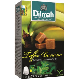   Dilmah Чай  Black Tea Toffee & Banana Іриска та Банан 20 x 1.5 г (19312631142232)