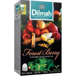   Dilmah Чай  Black Tea Forest Berry Лісові ягоди 20 x 1.5 г (19312631149156)