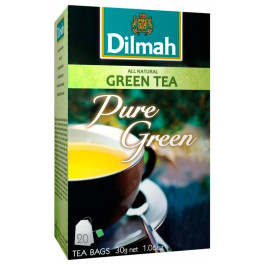   Dilmah Чай  Pure Green Tea Зелений 20 x 1.5 г (193112631142430)