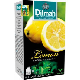   Dilmah Чай  Black Tea Lemon&Lime Лимон та Лайм 20 x 1.5 г (19312631142133)