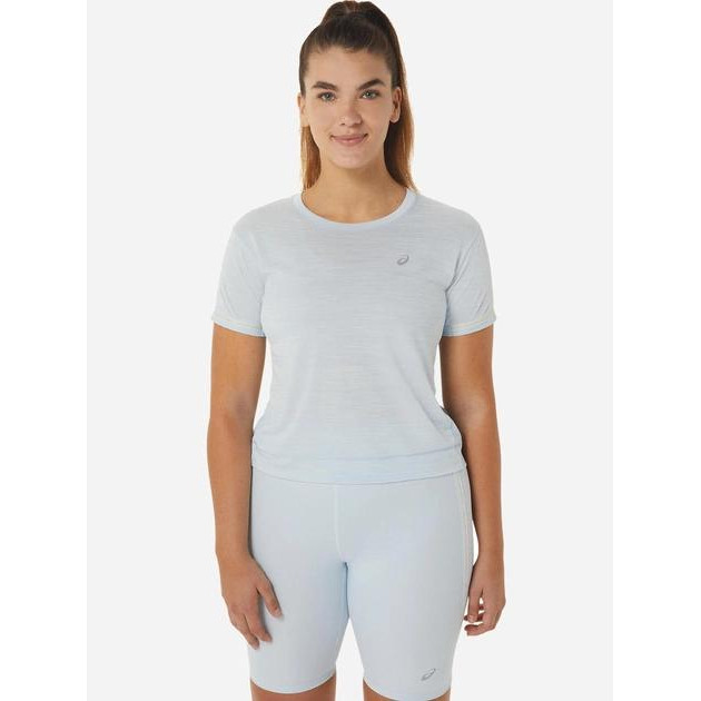 Asics Футболка  Race Crop Top c-2012C226-404 S Блакитна (4550456350946) - зображення 1