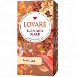   Lovare Чай чорний байховий  Diamond Black 48 г (24 шт. х 2 г) (4823115404770)