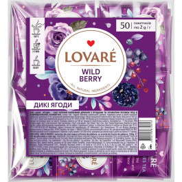   Lovare Чай чорний  Wild berry 100 г (50 шт. х 2 г) (4820198872816)