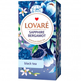   Lovare Чай чорний  Sapphire Bergamot 48 г (24 шт. х 2 г) (4823115404763)