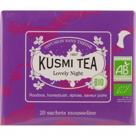   Kusmi Tea Чай трав'яний  Lovely Night органічний 40 г (20 шт. х 2 г) (3585810078960)