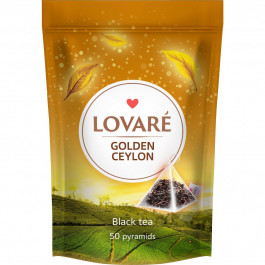   Lovare Чай чорний  Golden Ceylon у пірамідках 50 шт. (4823115403094)