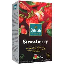   Dilmah Чай  Black Tea Blueberry & Vanilla Лохина та Ваніль 20 x 1.5 г (19312631142225)