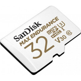   SanDisk 32 GB microSDHC Max Endurance UHS-I U3 V30 + SD adapter SDSQQVR-032G-GN6IA