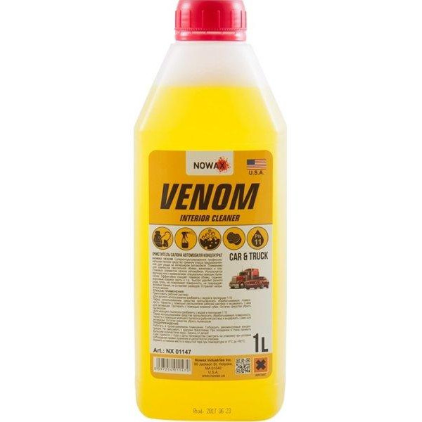 NOWAX Очиститель обивки салона  NX01147 Venom Interior Cleaner 1л - зображення 1