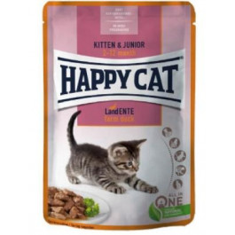   Happy Cat Kitten Junior Land-Ente 85 г (70625)