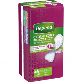   Depend Урологічні прокладки  Comfort-Protect Mini Pads 14 шт. (5029053561646)