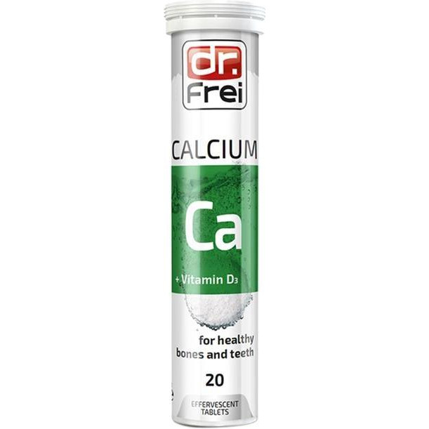 Dr.Frei Calcium+D3, Кальцій + Вітамін D3, №20 (3800003323772) - зображення 1