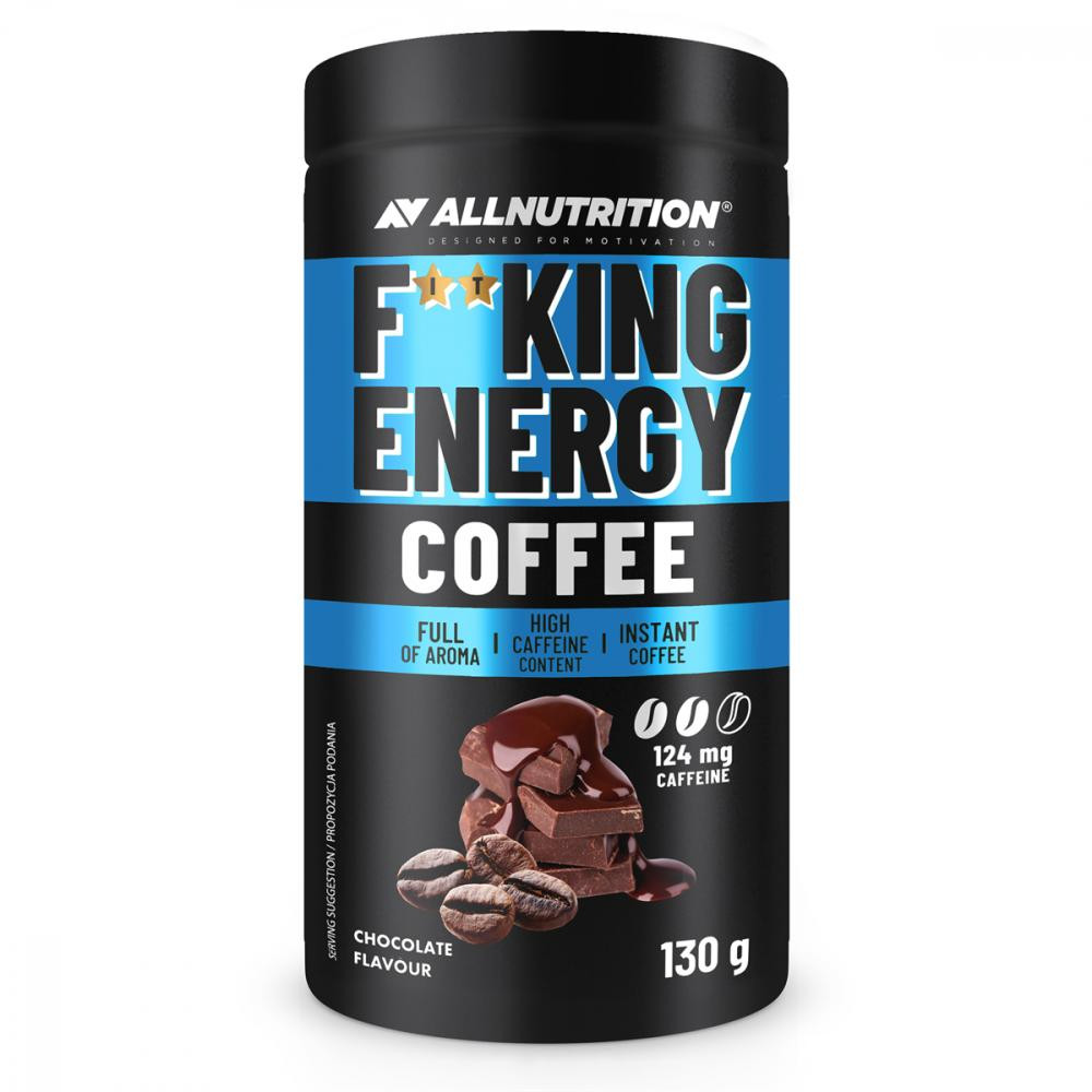 AllNutrition Fitking Delicious Energy Coffee 130 г Chocolate - зображення 1