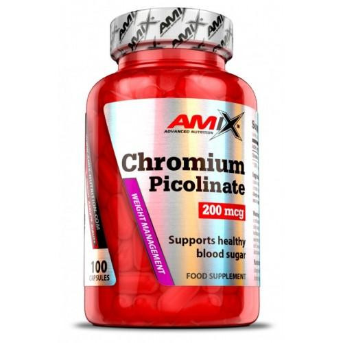 Amix Chromium Picolinate 200 мкг 100 капсул - зображення 1