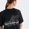 New Balance Чорна жіноча футболка  Tee Athletics System nblWT43550BK XL чорний - зображення 5